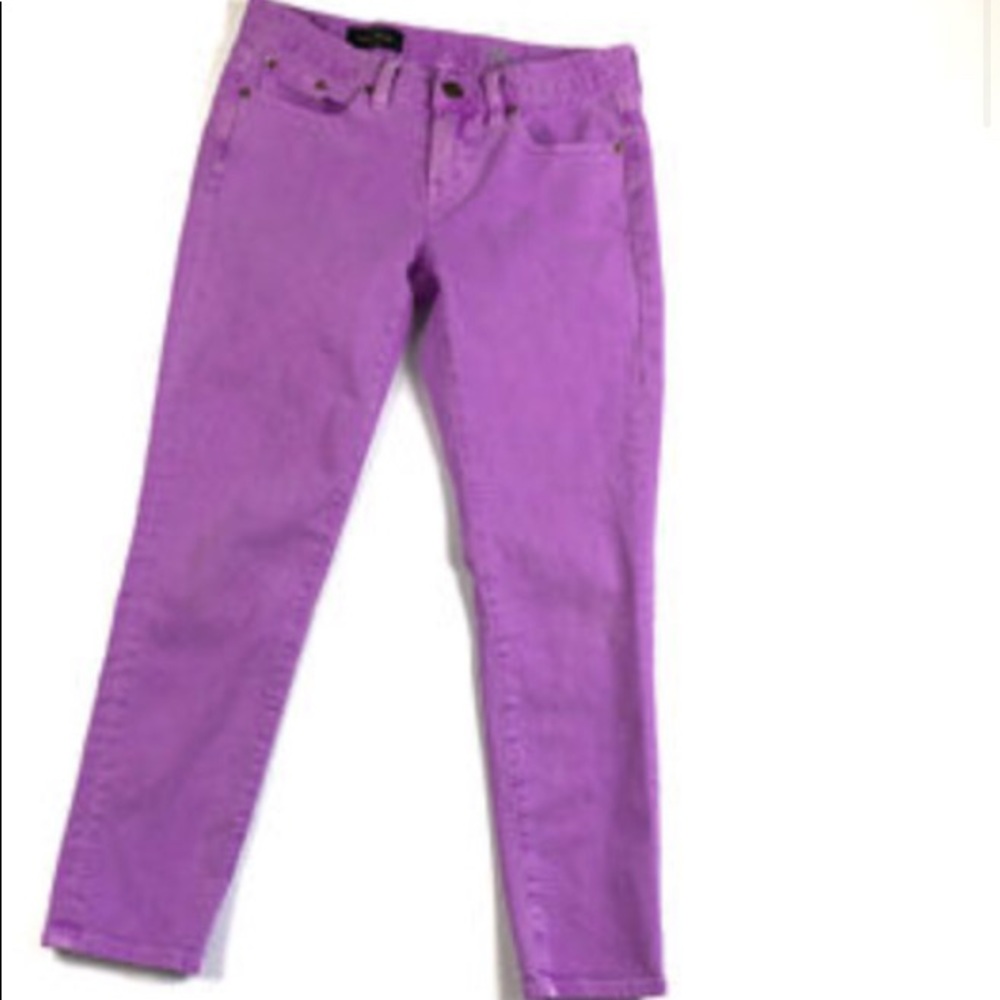 J. Crew Toothpick Jean in Garment-Dyed Twill